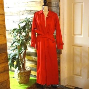 Burberry Red Trench Coat